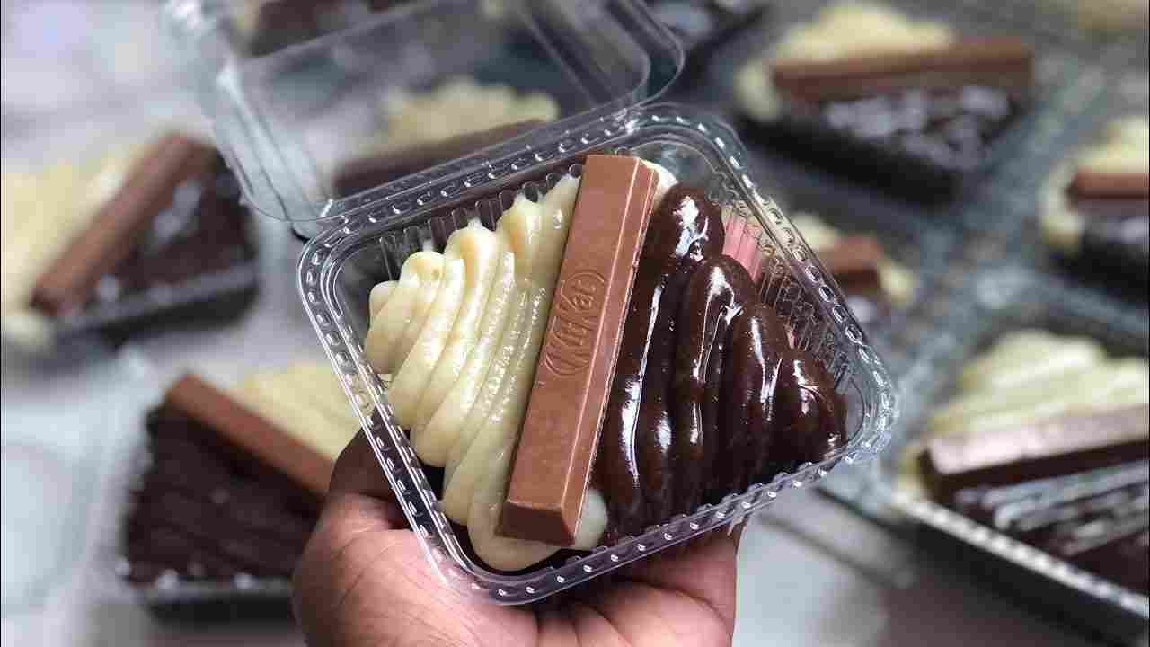 Ganhe Até R por Dia Vendendo Quadrado de Brownie Dois Amores com Kitkat(faça e Venda)