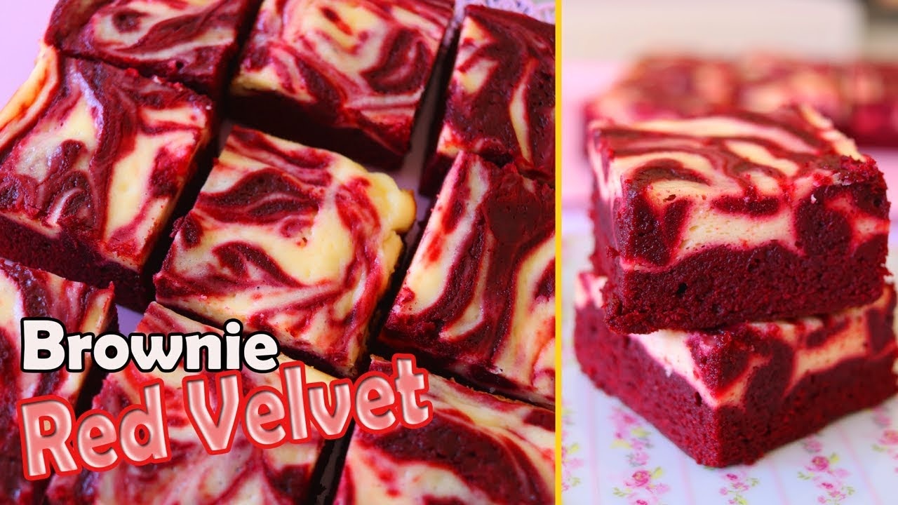 Brownie Red Velvet Super Lindo
