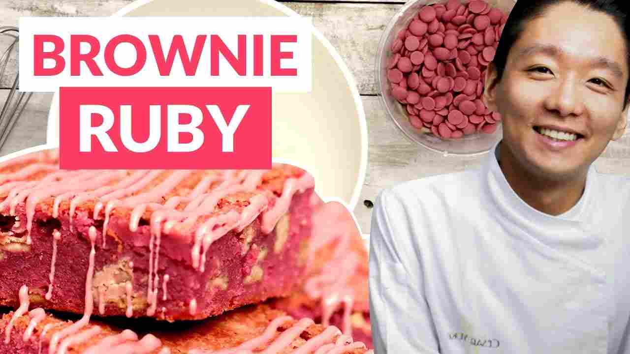 Brownie Ruby Callebaut - Loja Santo Antonio