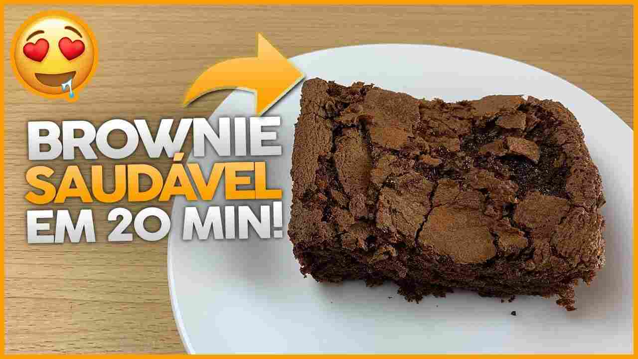 Brownie Saudável em 20 Minutos Poucos Ingredientes e Fácil de Fazer!