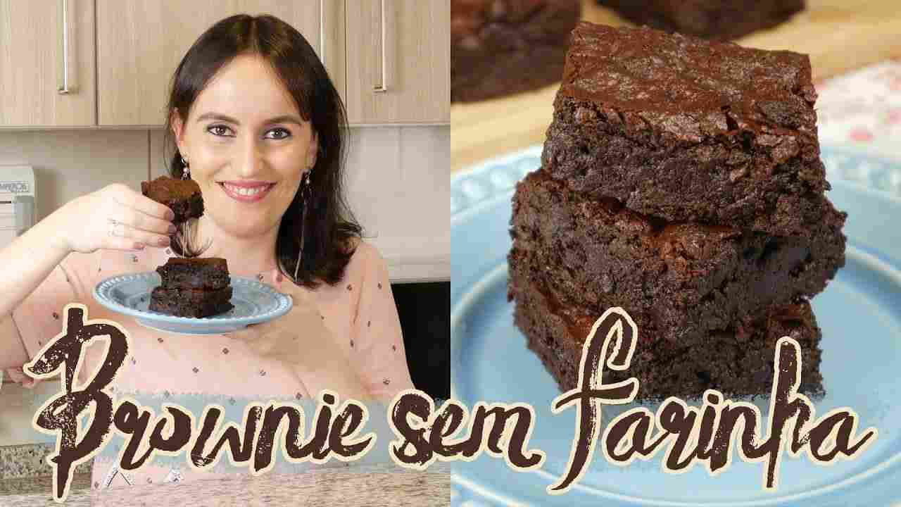 Brownie sem Farinha Cook