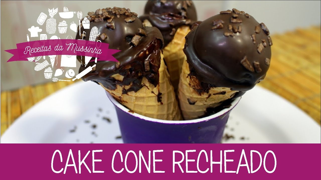 Cake Cone Recheado