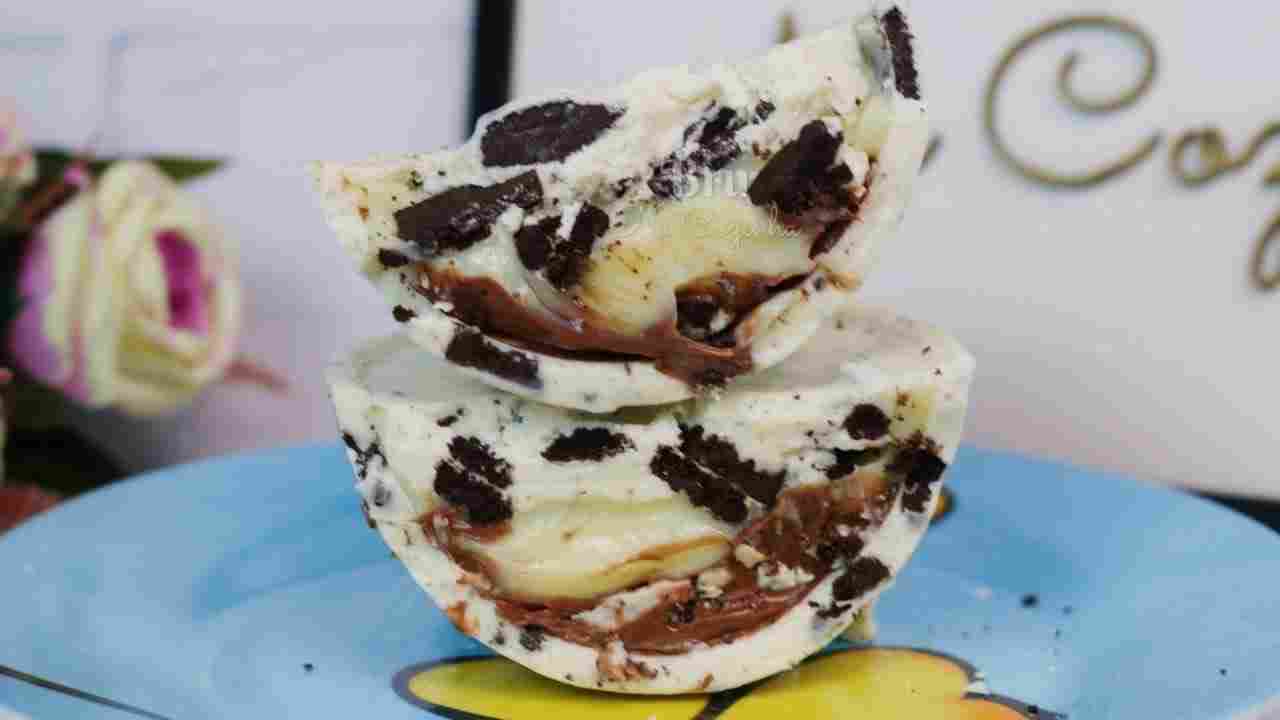 Casca Recheada de Leite Ninho com Nutella e Oreo - Casca de Ovo de Páscoa Recheado Bru na Cozinha