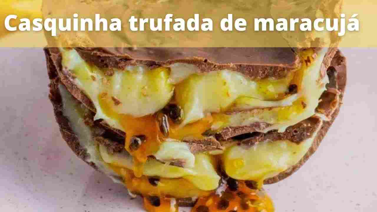 Casquinha de Ovo de Páscoa Trufado de Maracujá/páscoa Chegando