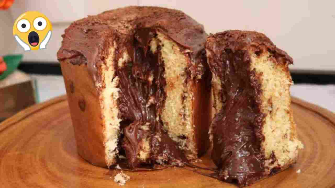 Chocotone Trufado de Ovomaltine Transbordante e Panetone Crocante