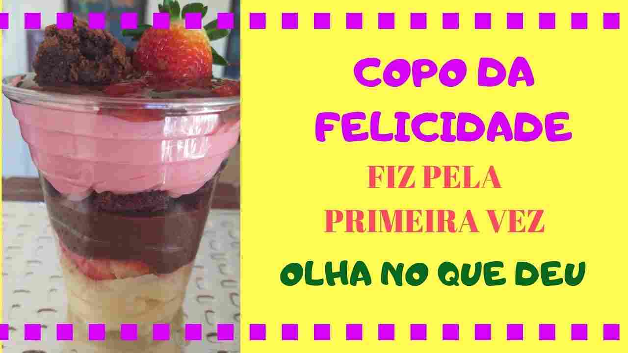 Como Fazer Copo da Felicidade Faça e Venda Muito