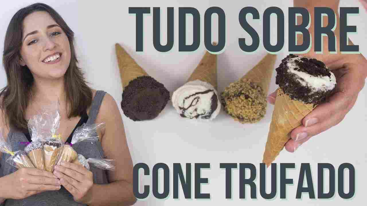 Faça e Venda Cone Trufado Video-aula Completa!