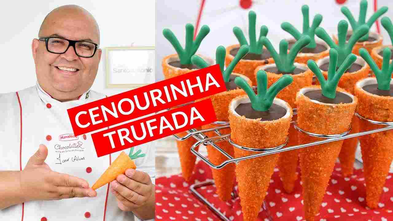 Cone Trufado Cenoura com José Alves e Mavalerio Loja Santo Antonio