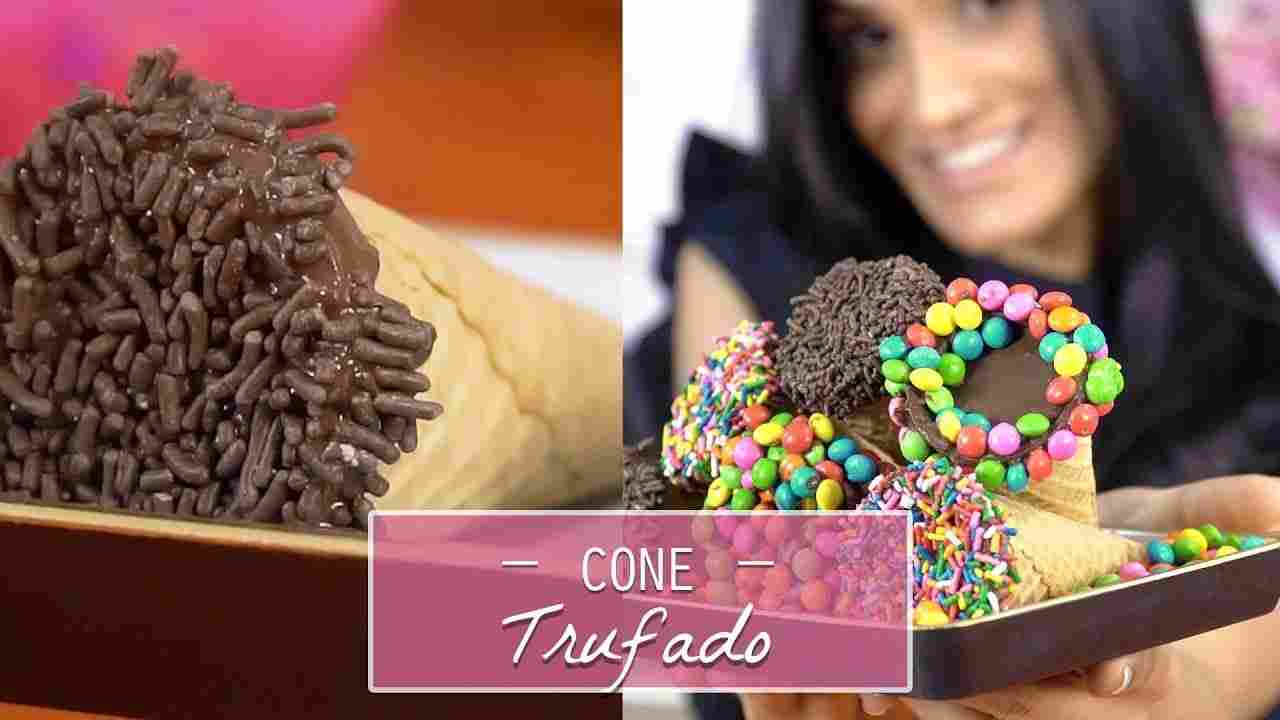 Faça e Venda Cones Trufados Crocantes