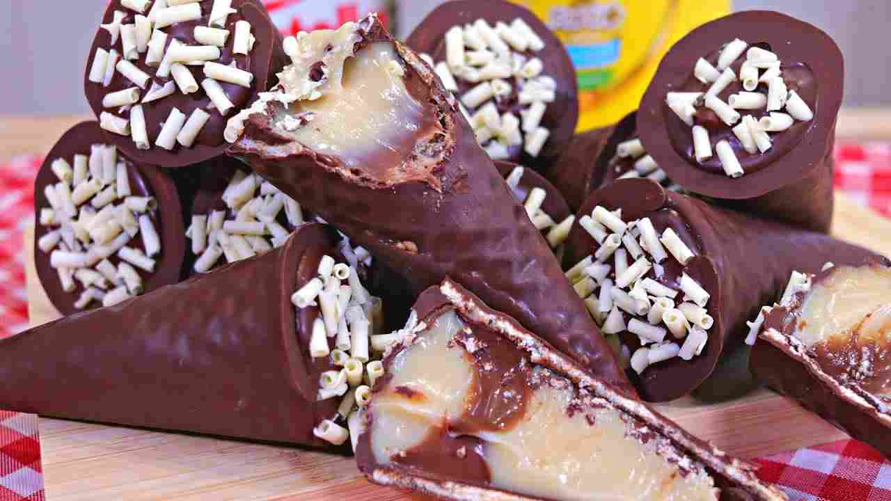 Cone Trufado de Leite Ninho com Nutella Faça e Venda Doces Cone Trufado Perfeito