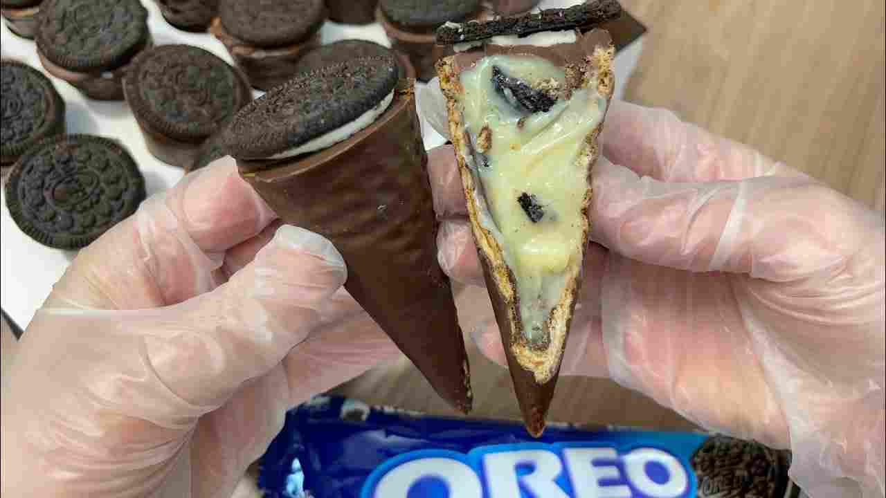 Cone Trufado Ninho e Oreo
