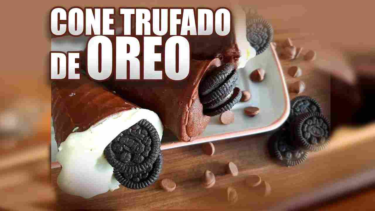 Como Fazer Cone Trufado de Oreo (Fácil, Rápido e Delicioso)