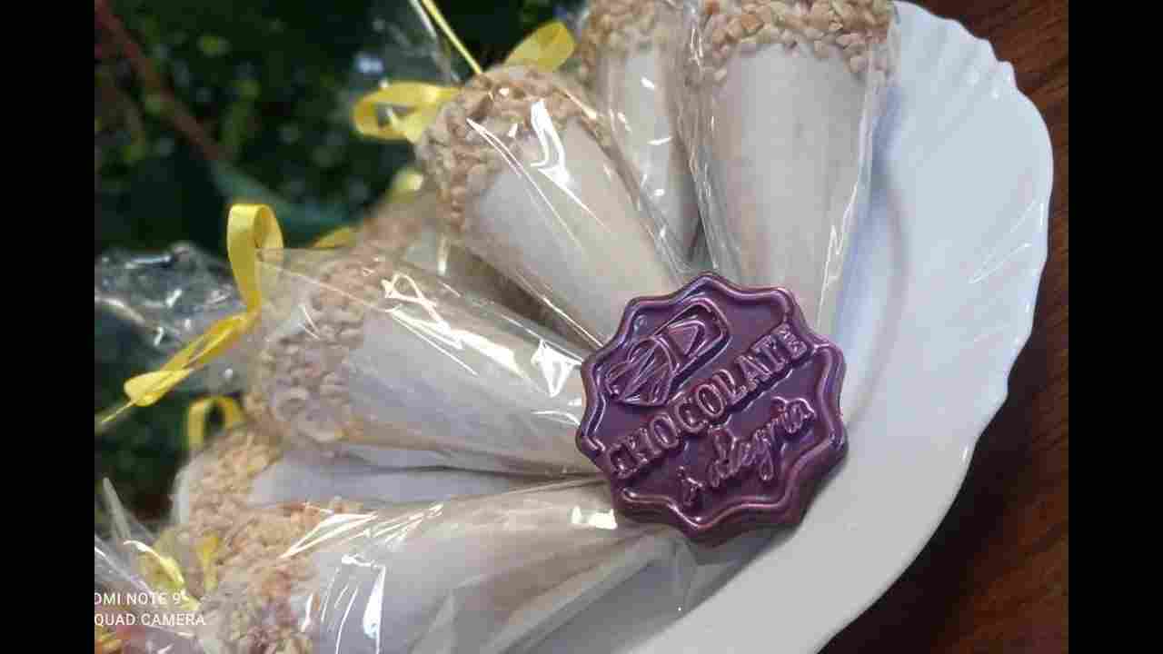 Cone Trufado de Ouro Branco