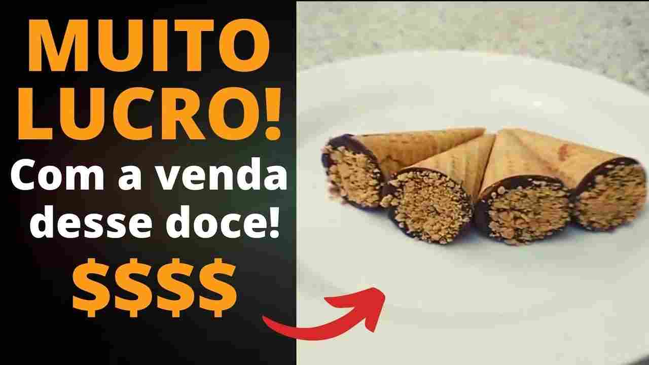 Cone Trufado de Paçoca / Doce para Você Vender e Lucrar Muito!