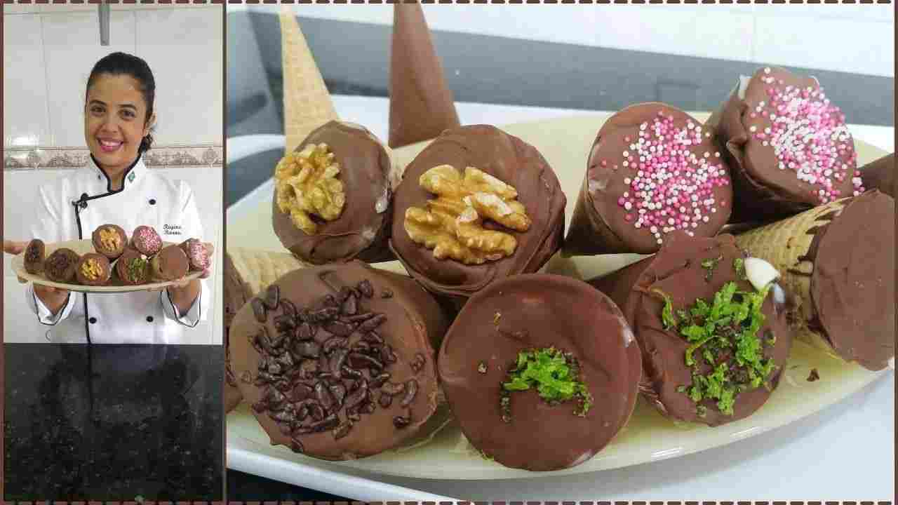 Cones Trufados Mãos Gourmet