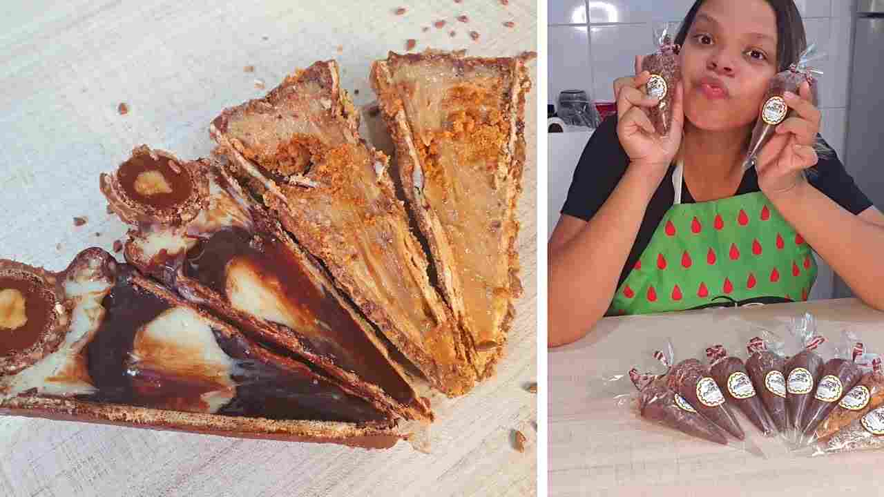 Cones Trufados de Paçoca e Dois Amores para Vender e Ganhar Dinheiro