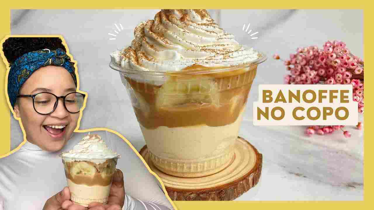Copo da Felicidade Banoffe Super Fácil e Rápido de Fazer Donna Lau