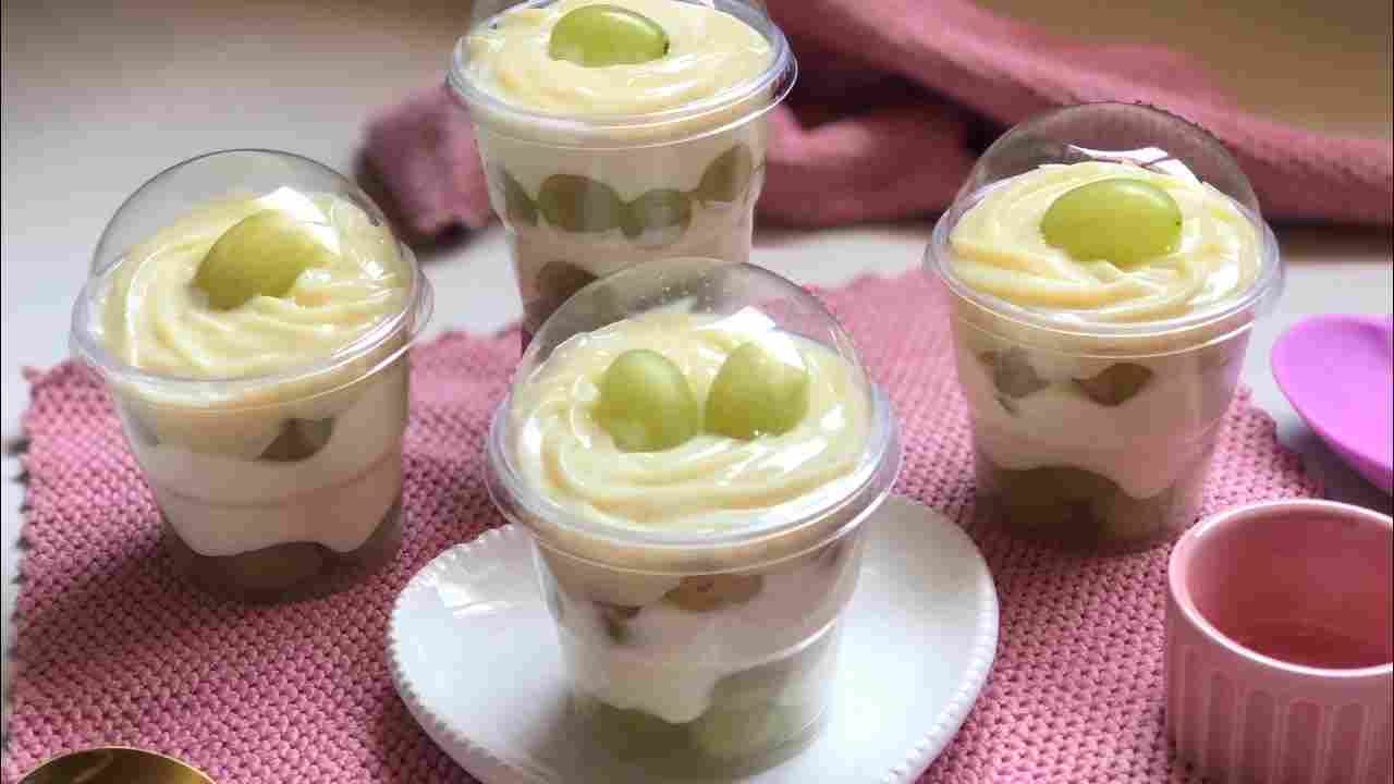 Copo da Felicidade Brigadeiro de Ninho com Uva ,fácil ,rápido e Barato!