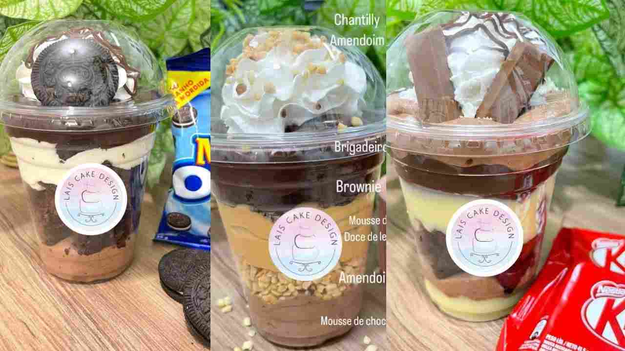 Copo da Felicidade com Brownie! os Mais Vendidos