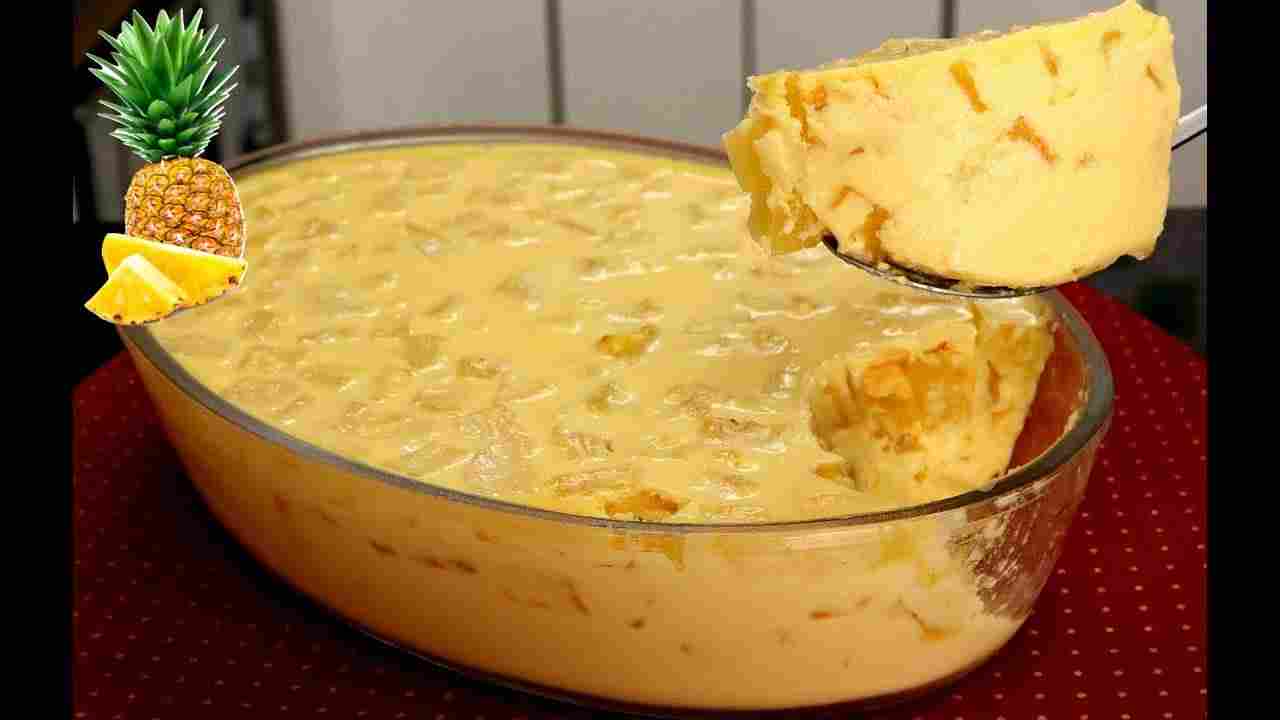 Delicia Gelado de Abacaxi I Simples e Fácil