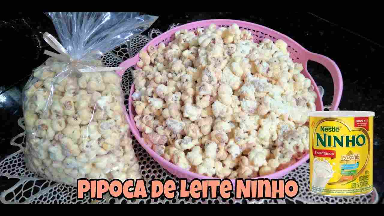 Descubra! Como Fazer a Melhor Pipoca de Leite Ninho Faça e Venda Nanusa Santos