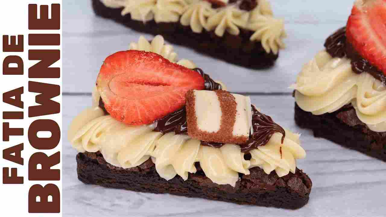 Essa Fatia de Brownie Tem uma Combinação Irresistível de Sabores! Prática, Lucrativa e Deliciosa!