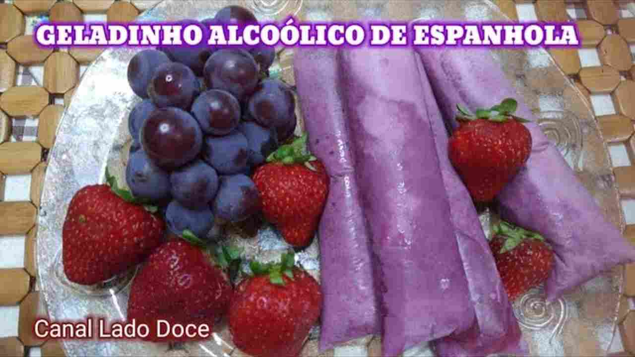 Espanhola Geladinho Alcoólico - Sucesso de Vendas - Tendência para o Carnaval - Sacolé Alcoólico