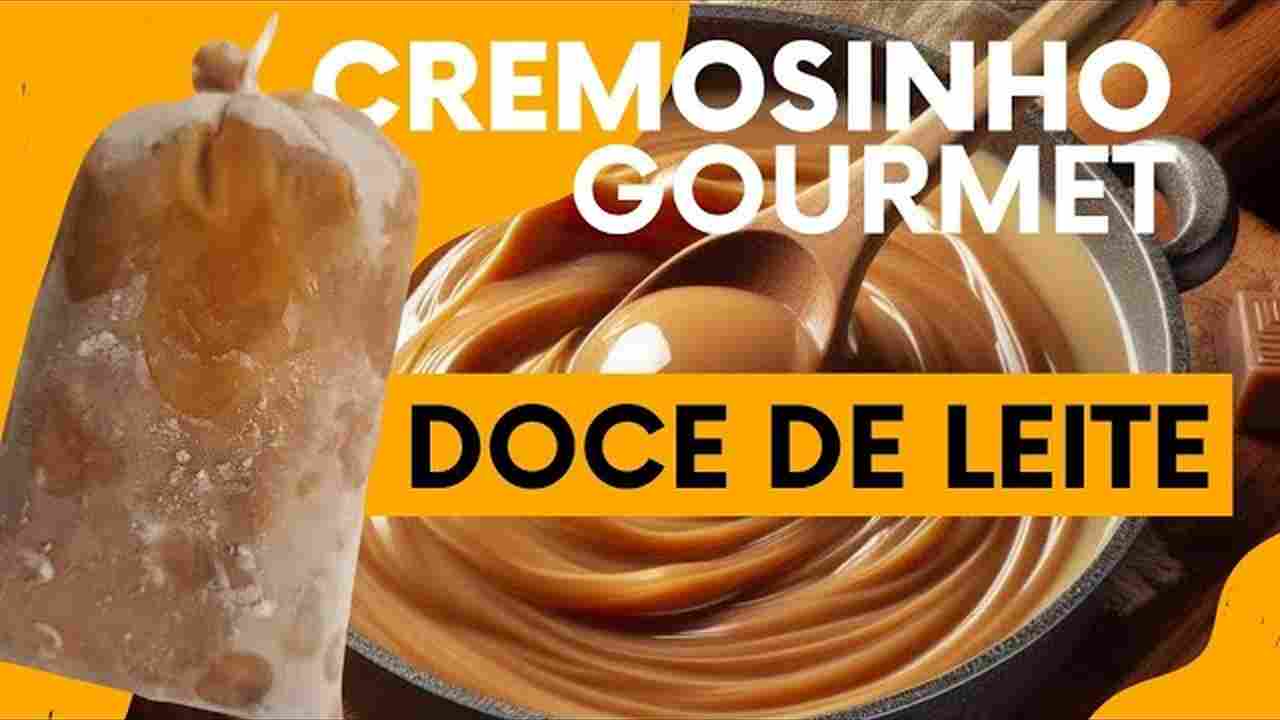 Geladão Cremosinho de Doce de Leite: Veja Como Faz com um Detalhe?