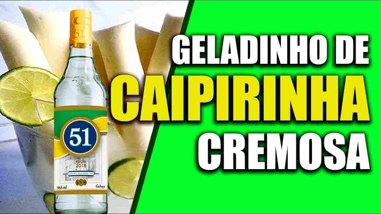 O Melhor Geladinho de Caipirinha! Verdadeiro Geladinho de Cachaça para Adulto