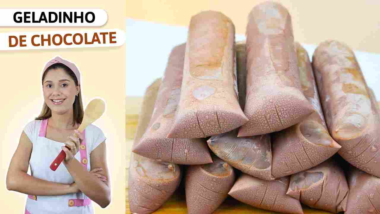 Geladinho de Chocolate Cremosão Rápido e Fácil - Ideal para Vender!