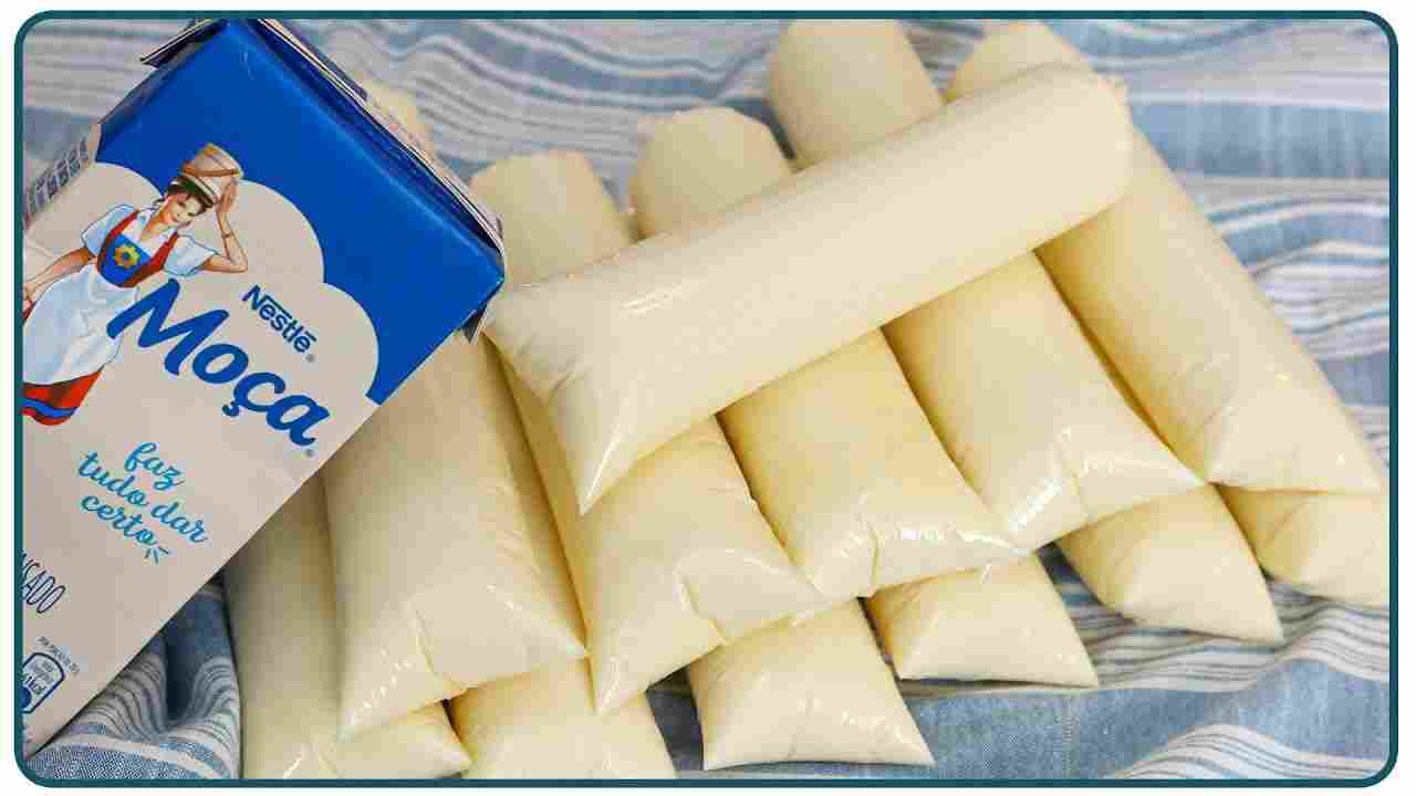 Geladinho de Leite Moça Bem Cremosinho Nandu Andrade