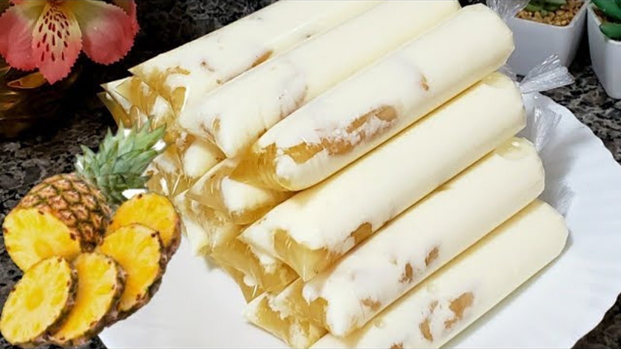 Geladinho Gourmet de Abacaxi para Fazer e Vender