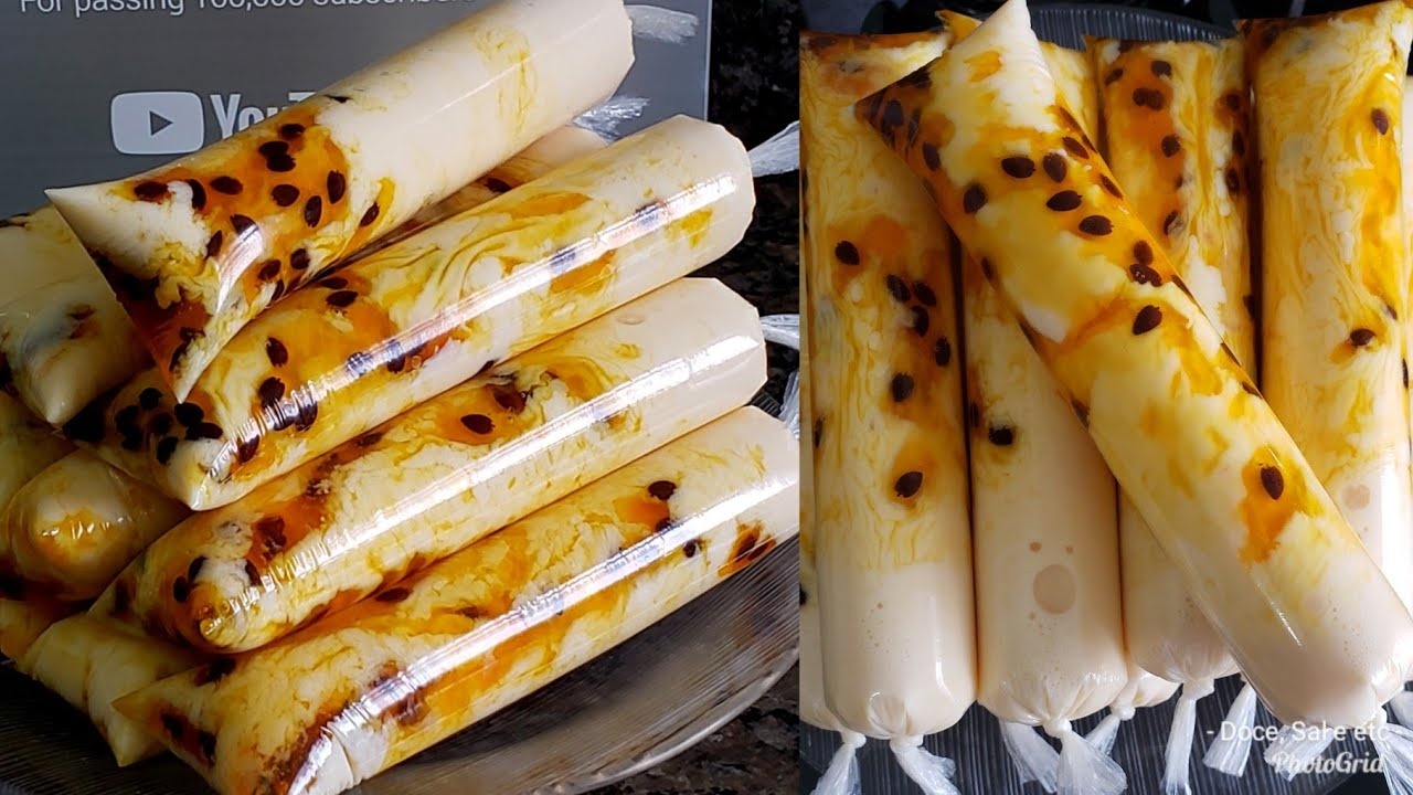 Esse É Venda Garantida! Geladinho Gourmet de Maracujá