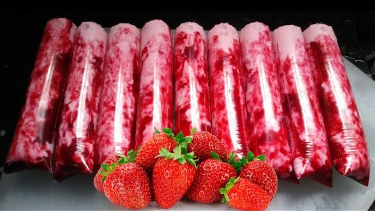 Geladinho Gourmet de Morango que Derrete na Boca