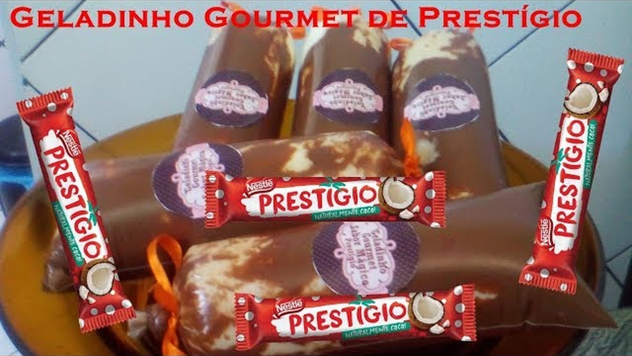 Geladinho Gourmet de Prestígio Super Cremoso