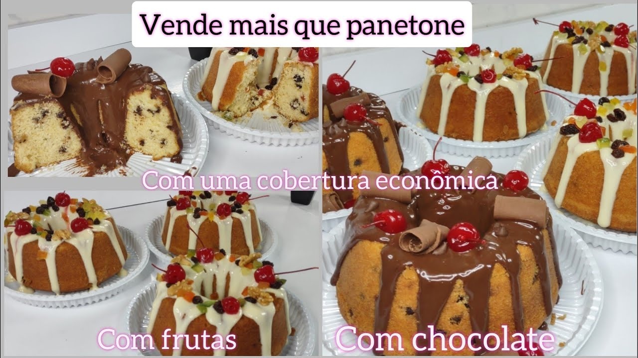 Invista Nessa Receita que Vende Mais que Panetone/bolotone de Frutas/bolotone de Chocolate