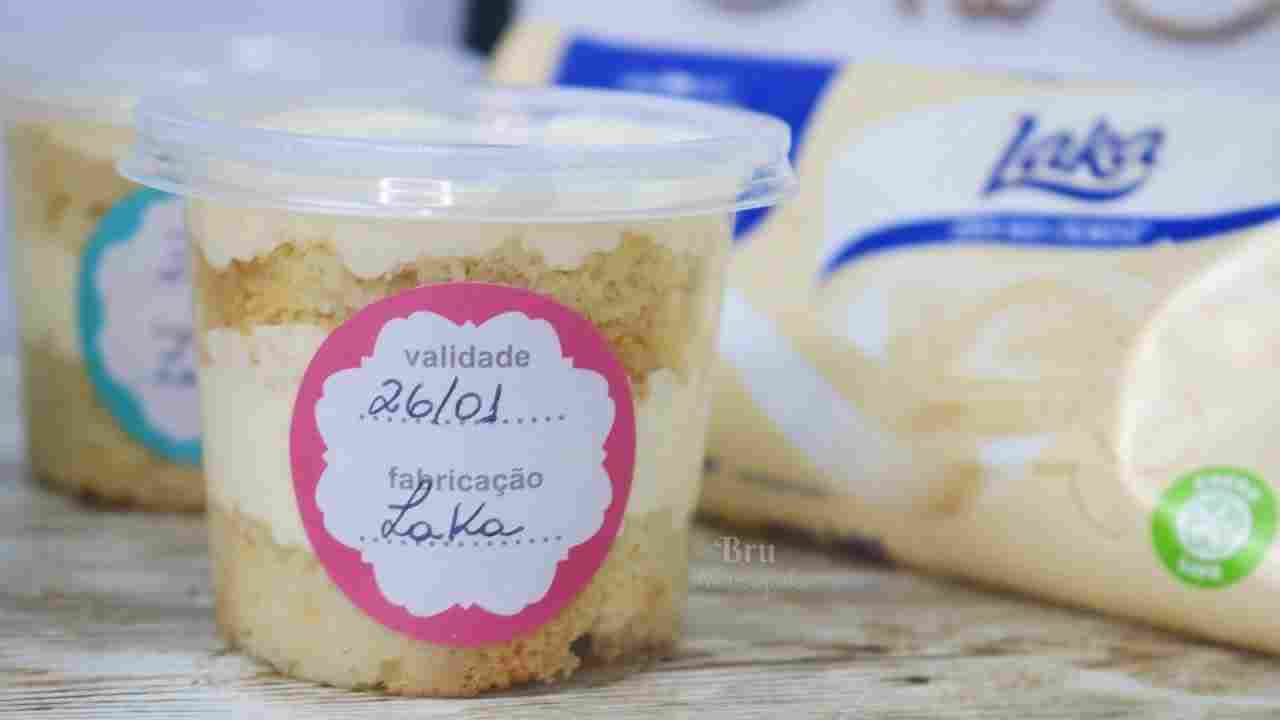 Mini Bolo no Pote Laka Cremoso - Maravilhoso Recheio de Laka - Faça e Venda Bru na Cozinha