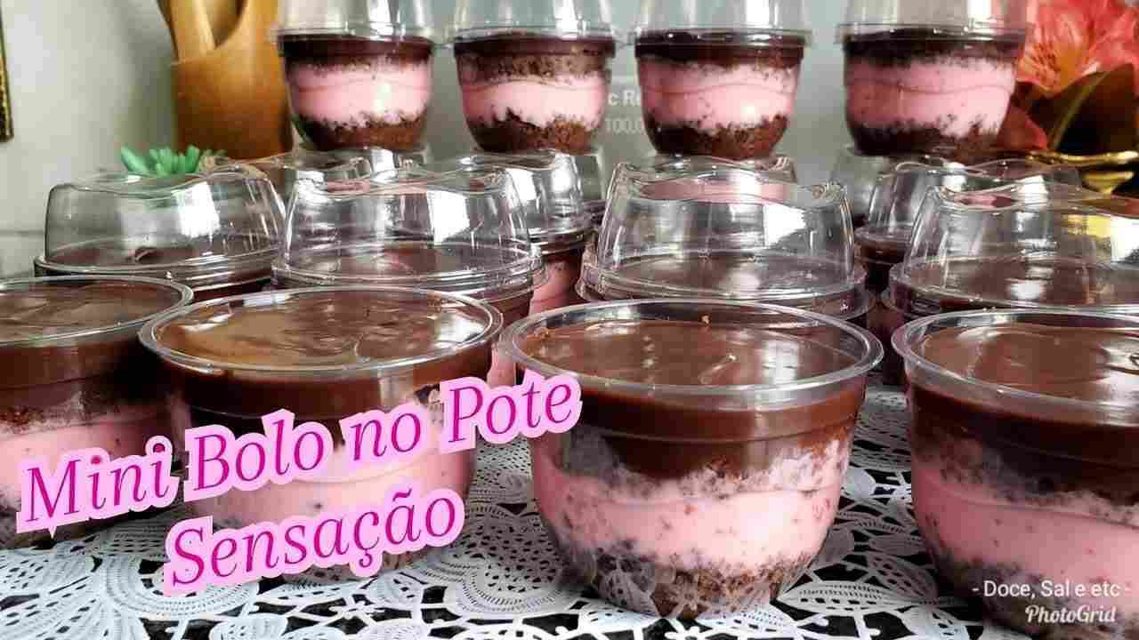 Fature Muito com Mini Bolo no Pote Sensação