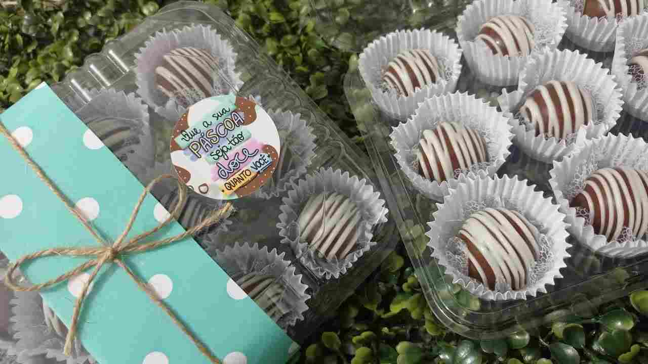 Mini Trufas de Ovomaltine Rendeu 90 Unidades