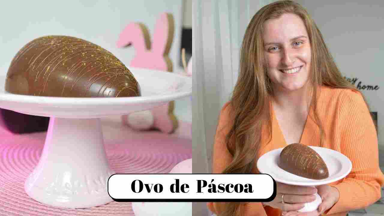 Ovo de Páscoa Recheado de Caramelo Salgado Receitas com Pam Abreu