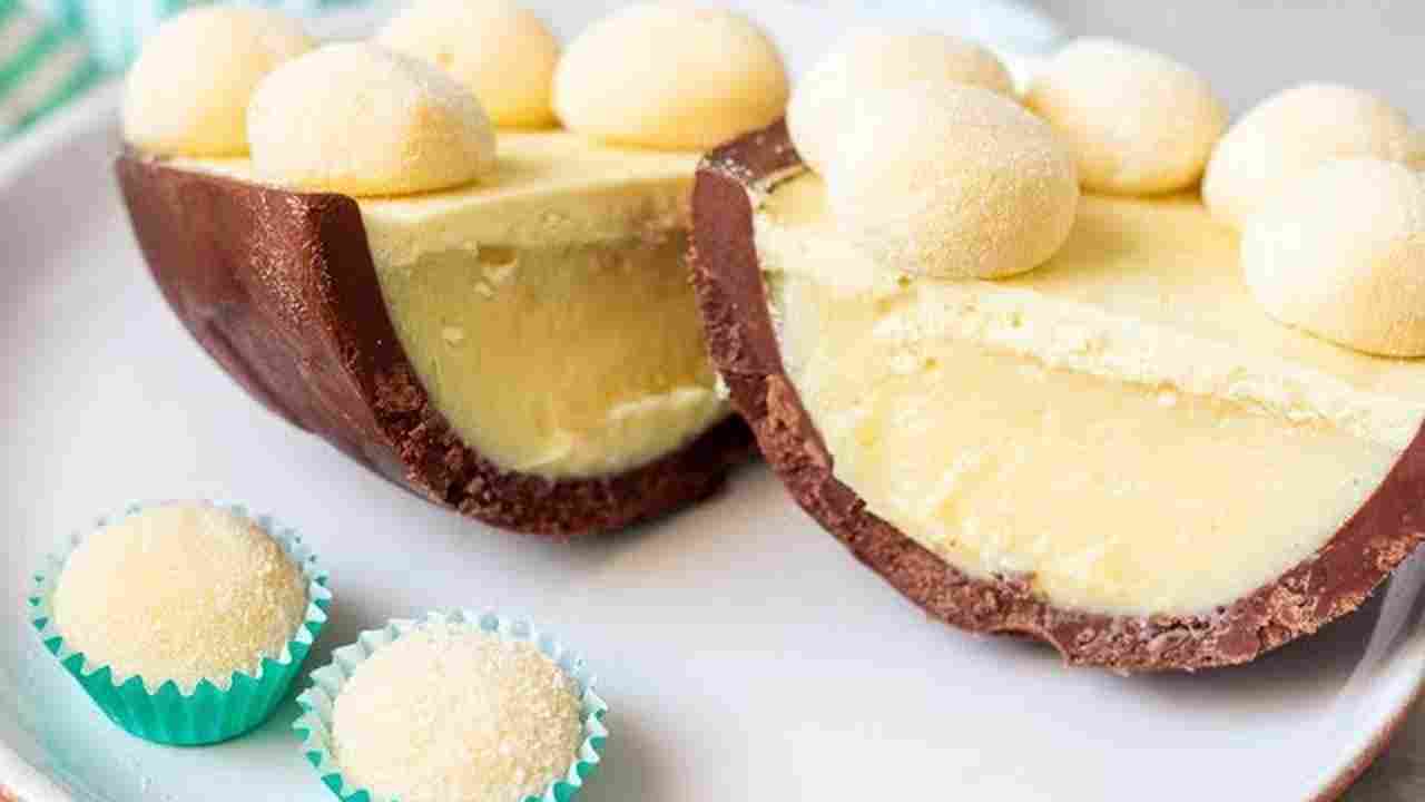 Ovo de Páscoa com Recheio de Leite Ninho