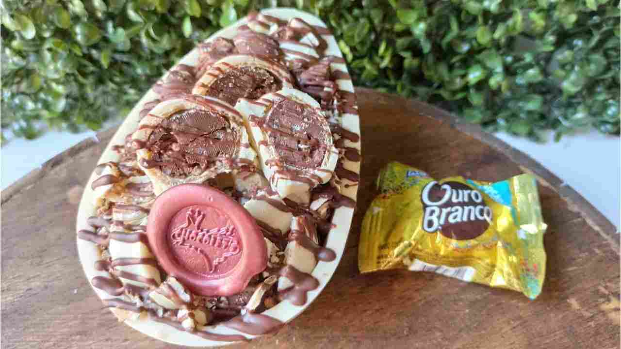 Ovo de Colher Ouro Branco