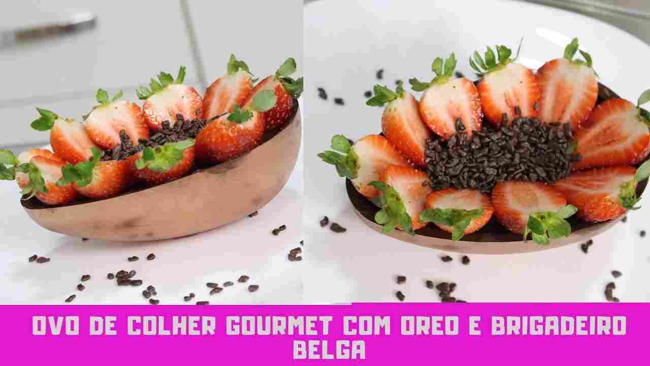 Ovo de Páscoa Gourmet com Ovomaltine e Brigadeiro Belga