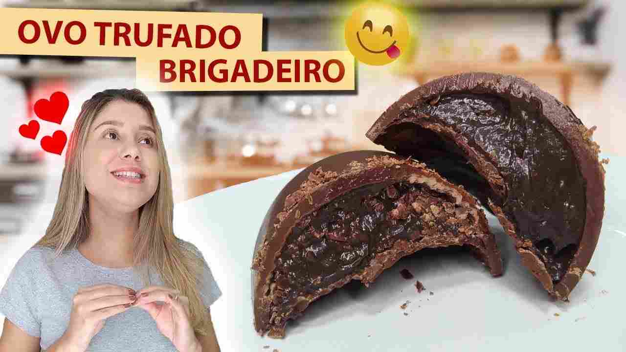 Ovo de Páscoa Trufado de Brigadeiro Cremoso