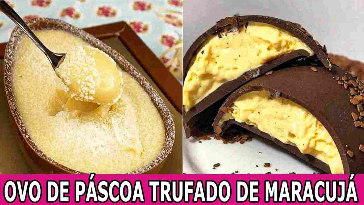 Aprenda a Fazer Ovo de Páscoa Trufado de Maracujá