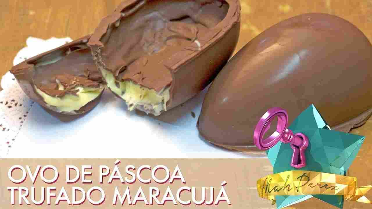 Como Fazer Ovo de Páscoa Trufado de Maracujá - Segredinhos