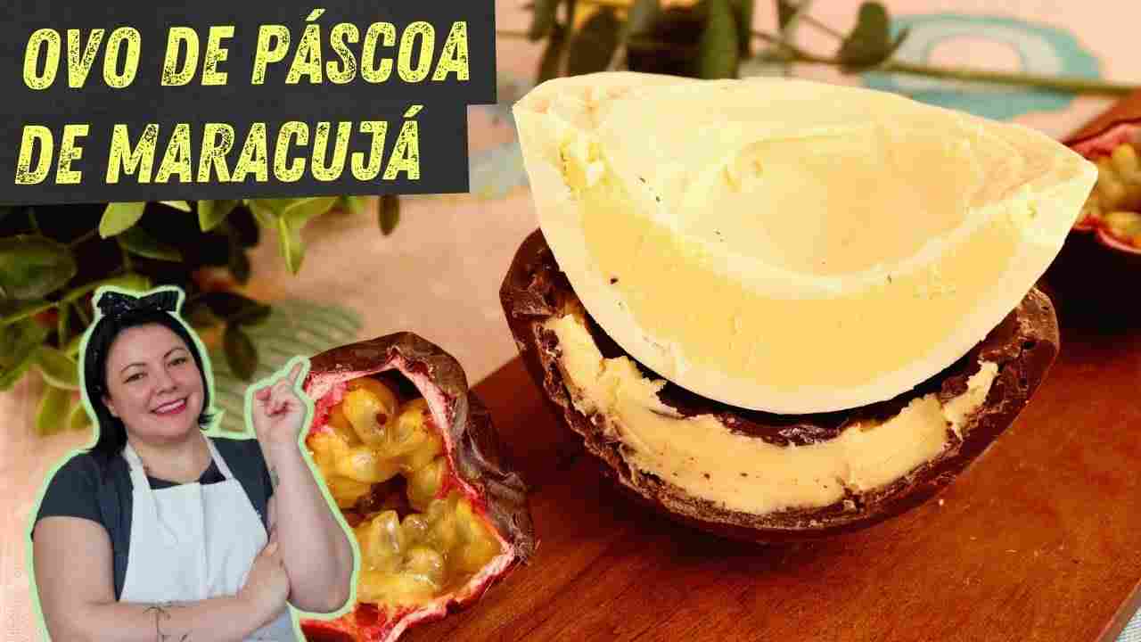Ovo de Páscoa Trufado de Maracujá Priscila Piardi
