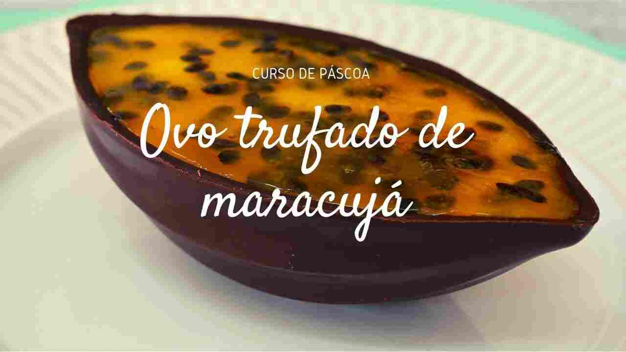 Ovo de Pascoa Trufado de Maracujá