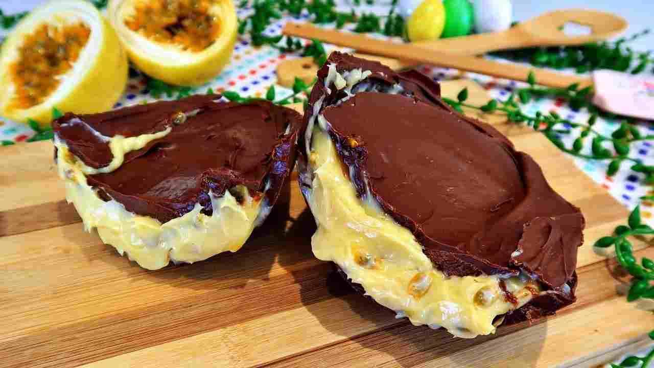 Ovo de Páscoa Trufado de Maracujá Recheio Super Cremoso