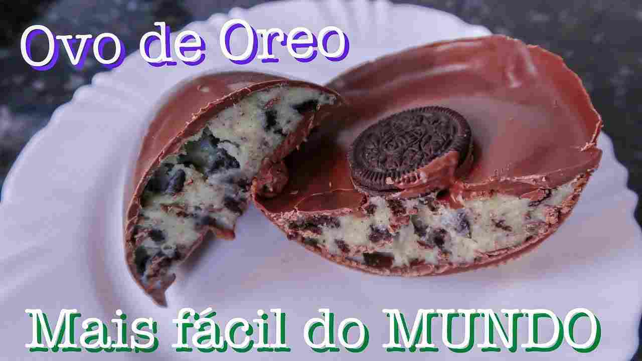 Ovo de Pascoa Trufado Oreo de 30 Minutos